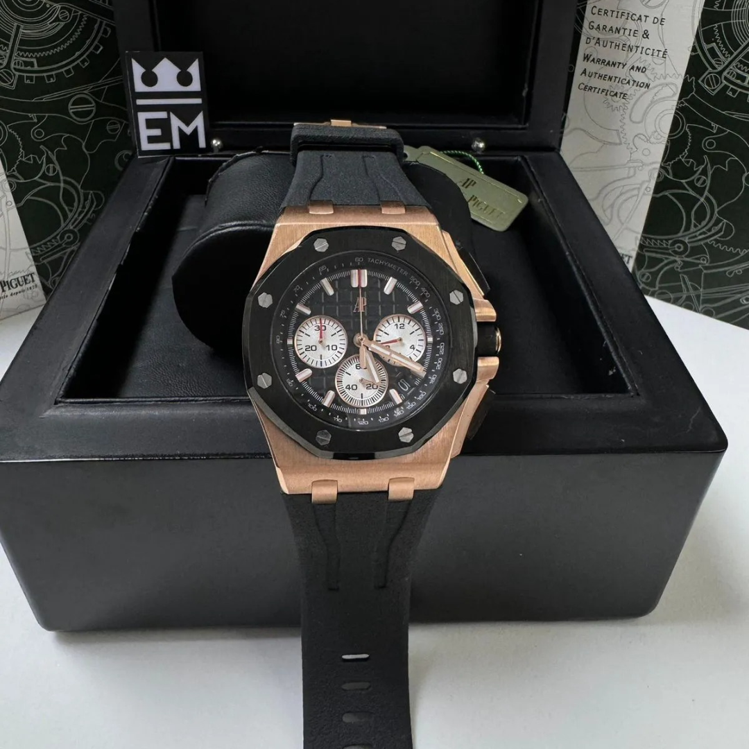 Audemars Piguet Royal Oak Offshore Chronograph Rose Gold/Black – 44 mm