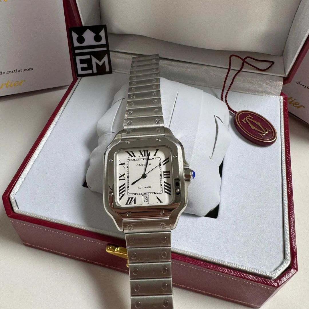 Cartier Santos – White Dial