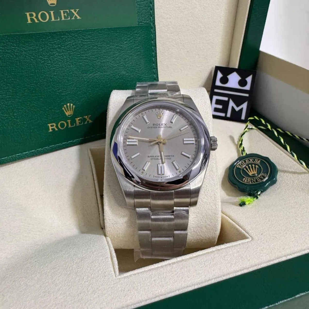 Rolex Oyster Perpetual 36 – Silver Dial