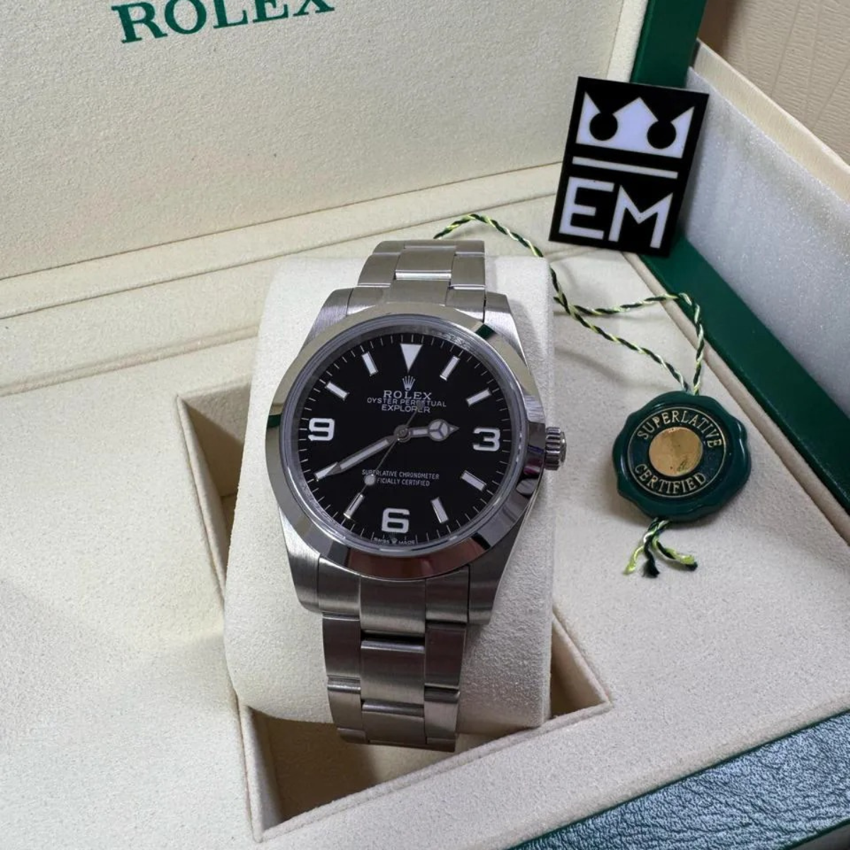 Rolex Explorer – Black Dial