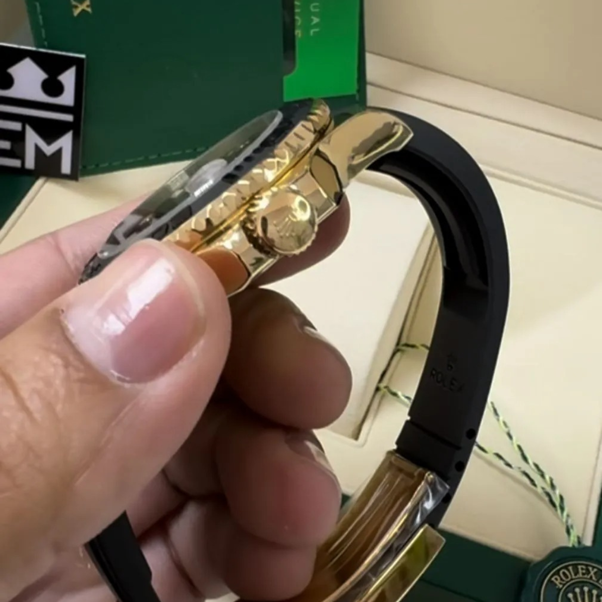 Rolex Yacht-Master 42 – Black Gold – Oysterflex