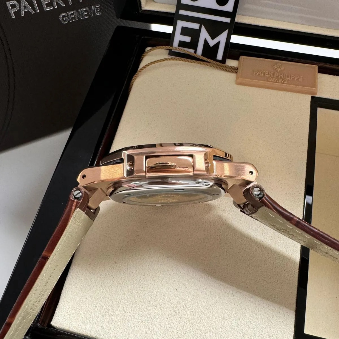 Patek Philippe Nautilus Rose Gold Brown Automatic