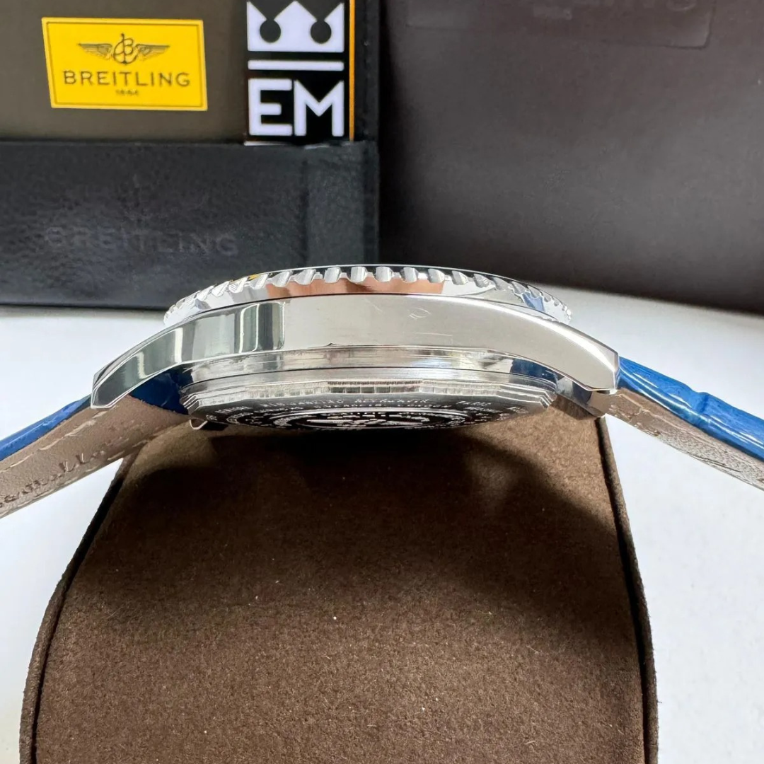 Breitling Navitimer Blue Leather