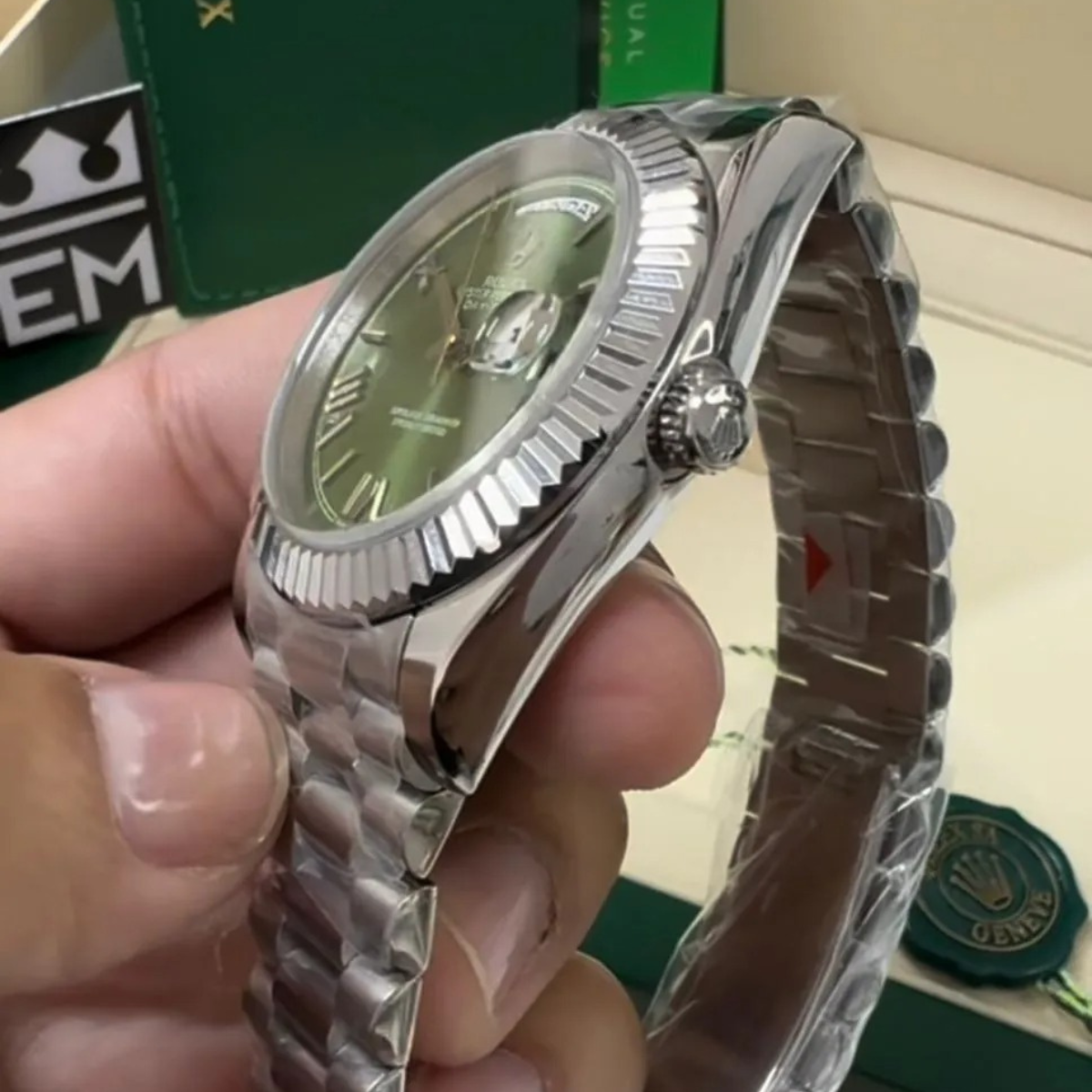 Rolex Day-Date 40 – Green Dial