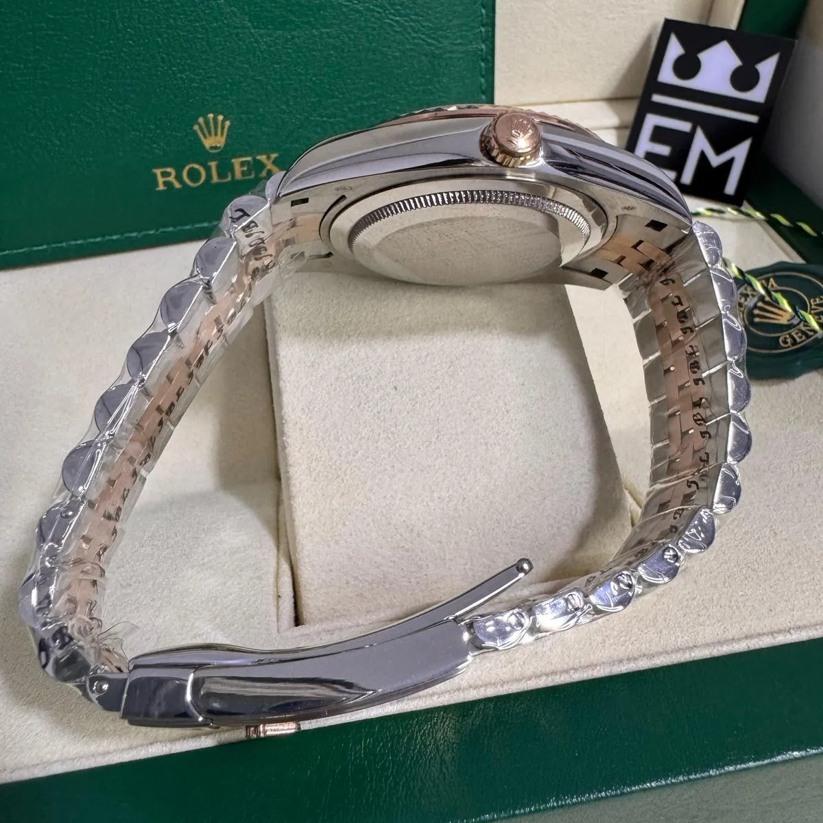Rolex Datejust 41 – Brown Dial with Diamonds