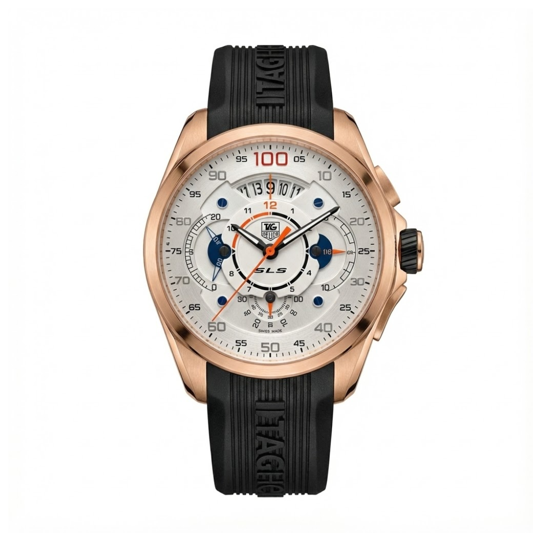 TAG Heuer Grand Carrera Mikrotimer – Rose Gold & White