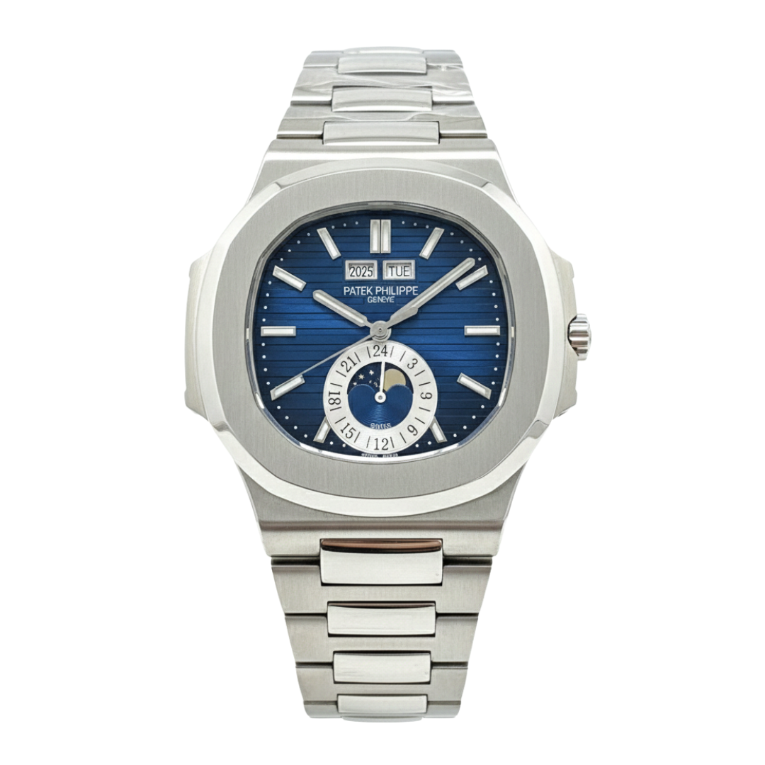 Patek Philippe Nautilus Blue Moonphase Automatic