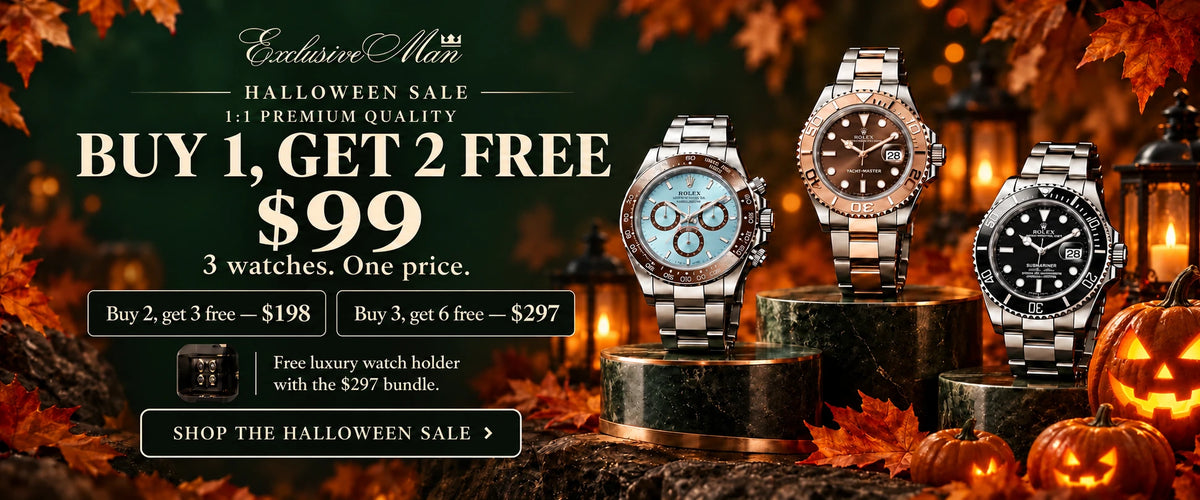 Exclusive Man Halloween Sale: Buy 1, get 2 free for $99; buy 2, get 3 free for $198; buy 3, get 6 free for $297. Shop the collection.