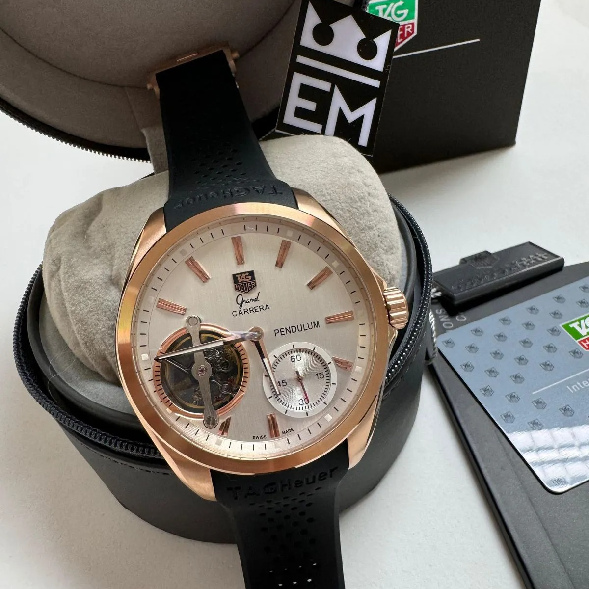 TAG Heuer Carrera Pendulum Rose Gold Automatic