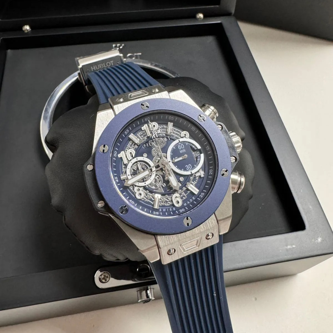 Hublot Big Bang Unico Blue Titan Skeleton