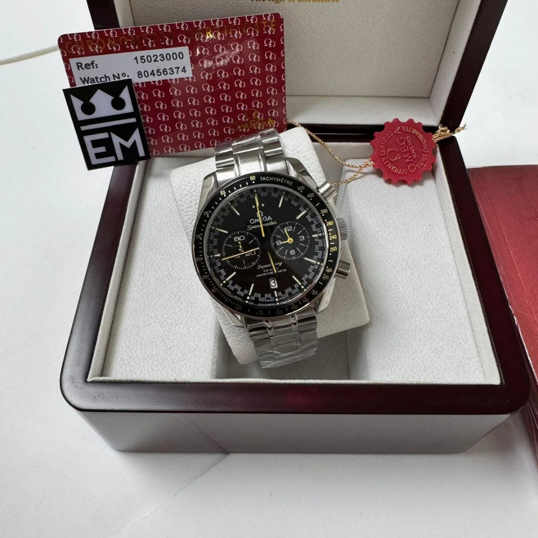 Omega Speedmaster Moonwatch Black – Stainless Steel Bracelet | Chronograph