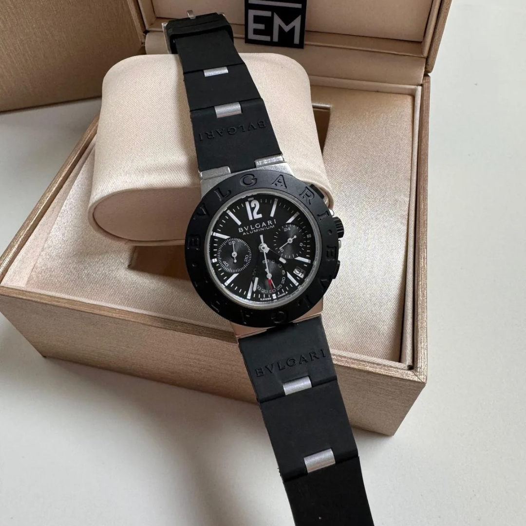 Bvlgari Aluminium Chronograph Black