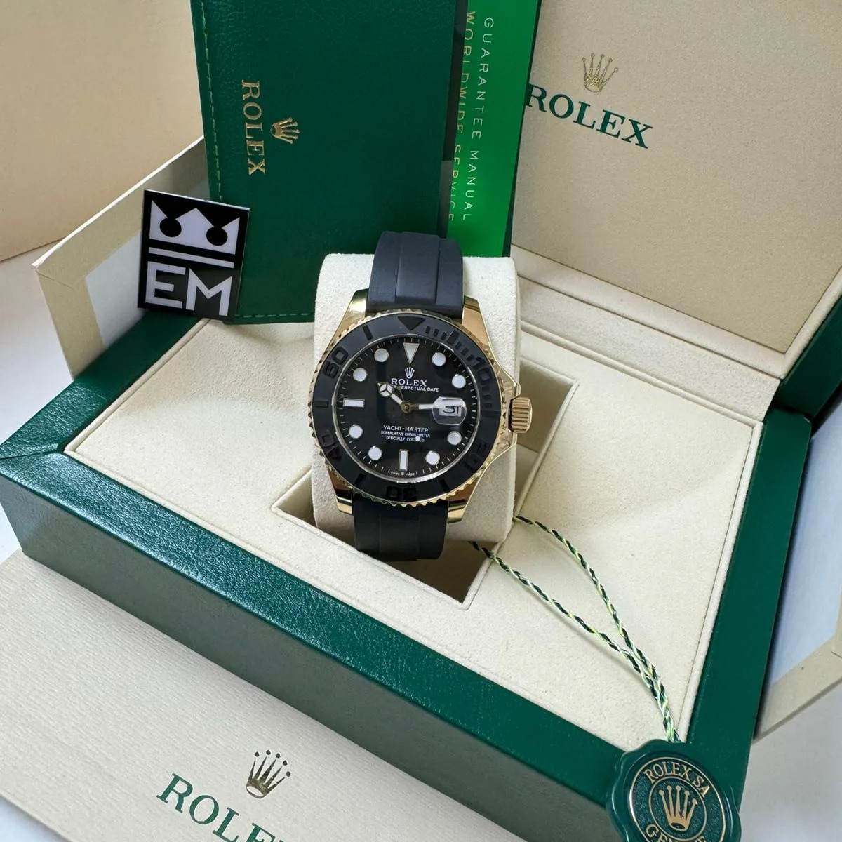 Rolex Yacht-Master 42 – Black Gold – Oysterflex