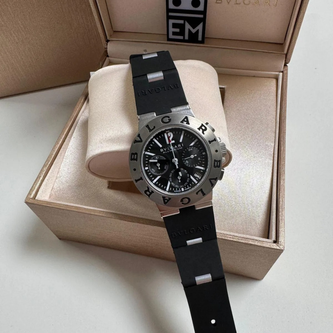 Bvlgari Aluminium Chronograph Black