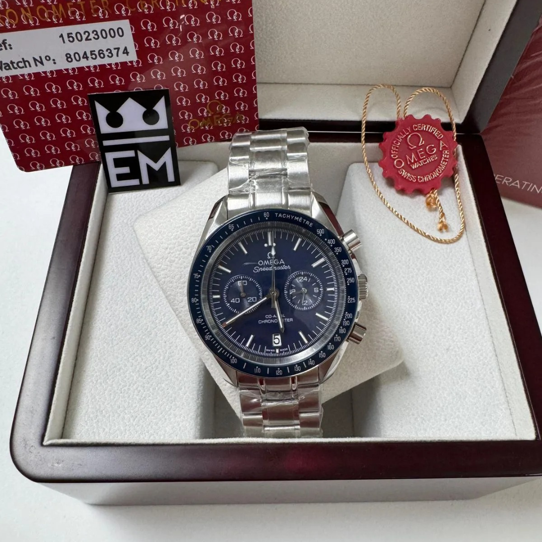 Omega Speedmaster – Blue Steel
