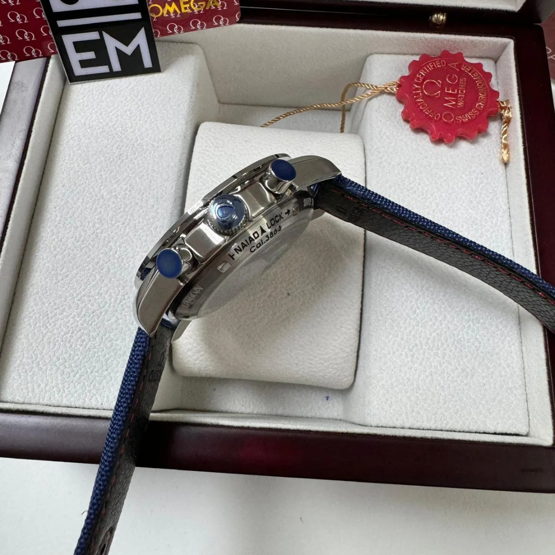 Omega Speedmaster Blue Edition – White/Blue | Chronograph 42mm