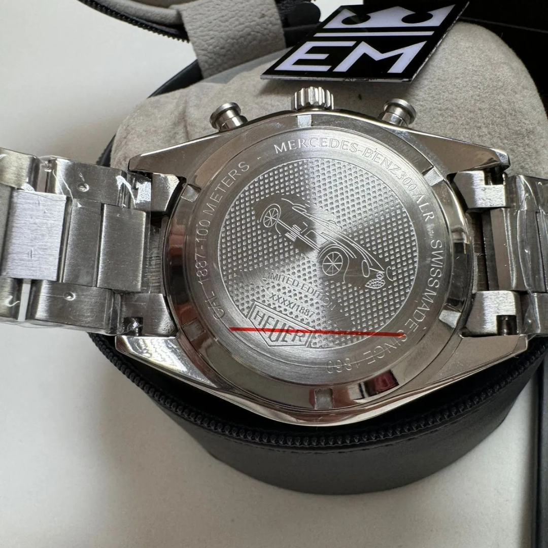 TAG Heuer Carrera Chronograph – Black | Stainless Steel Bracelet