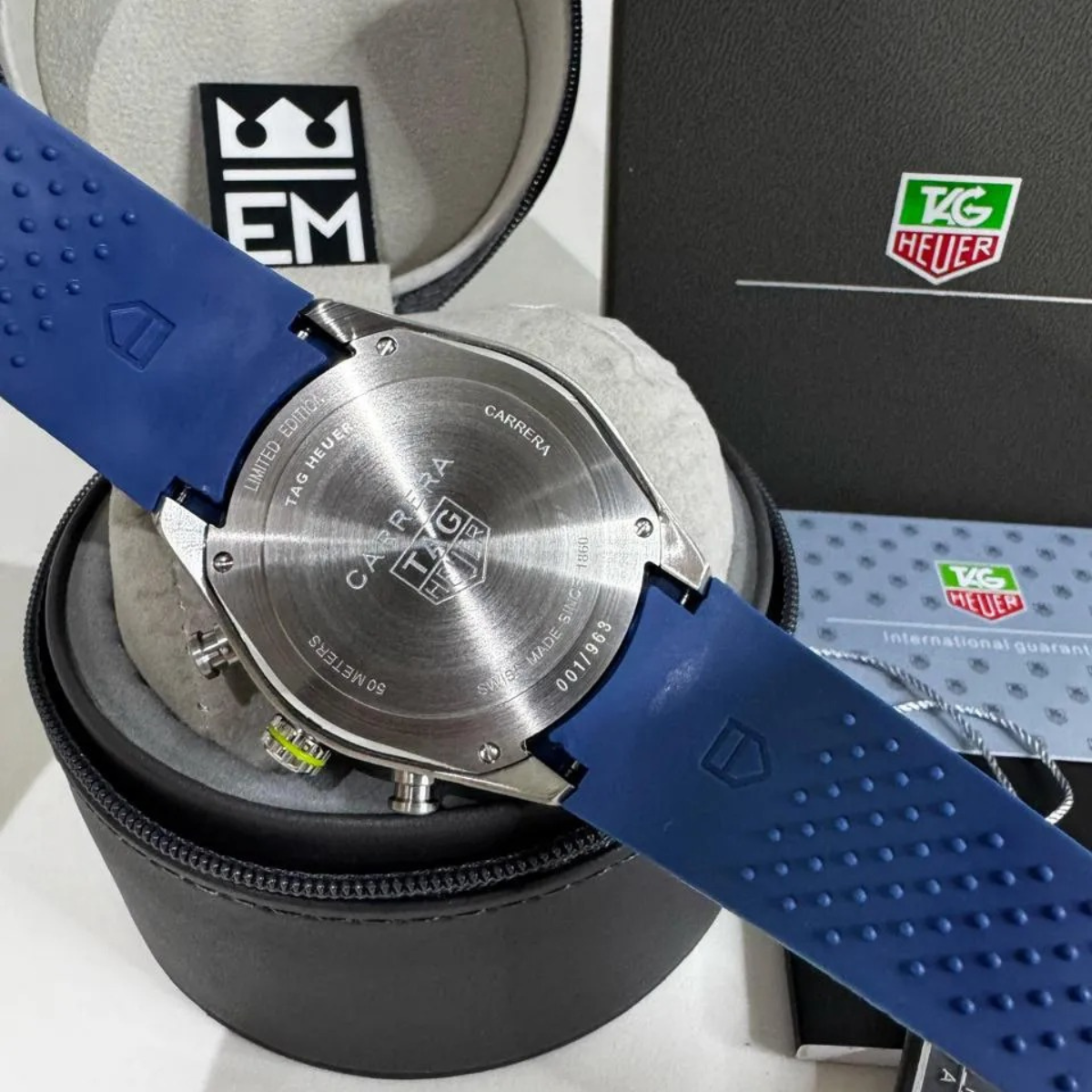 TAG Heuer Carrera Senna Skeleton Tourbillon – Blue Yellow