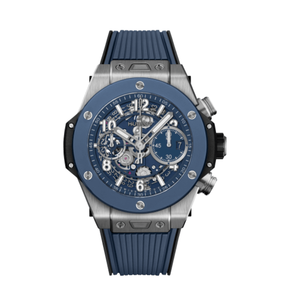 Hublot Big Bang Unico Blue Titan Skeleton