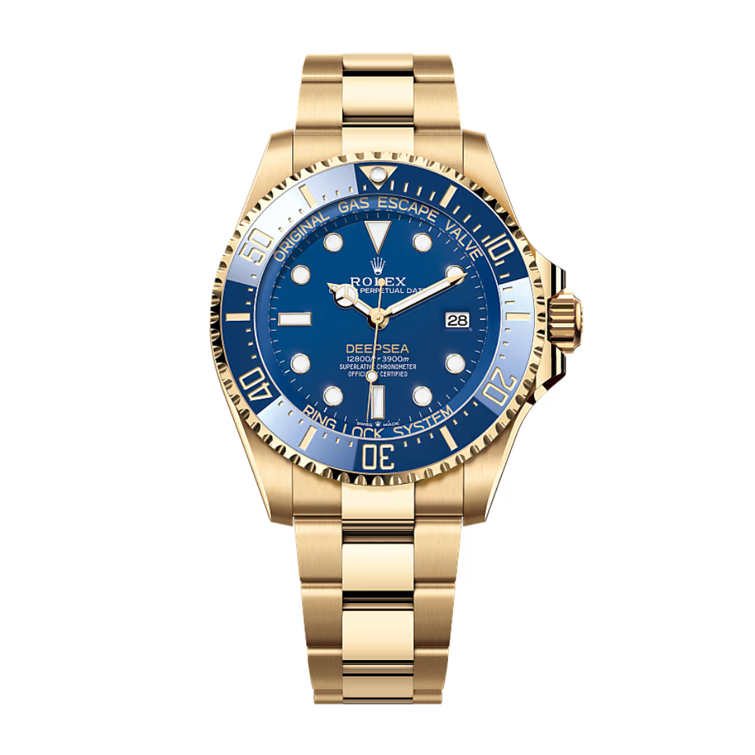 Rolex Submariner 40 – Blue Dial – Yellow Gold