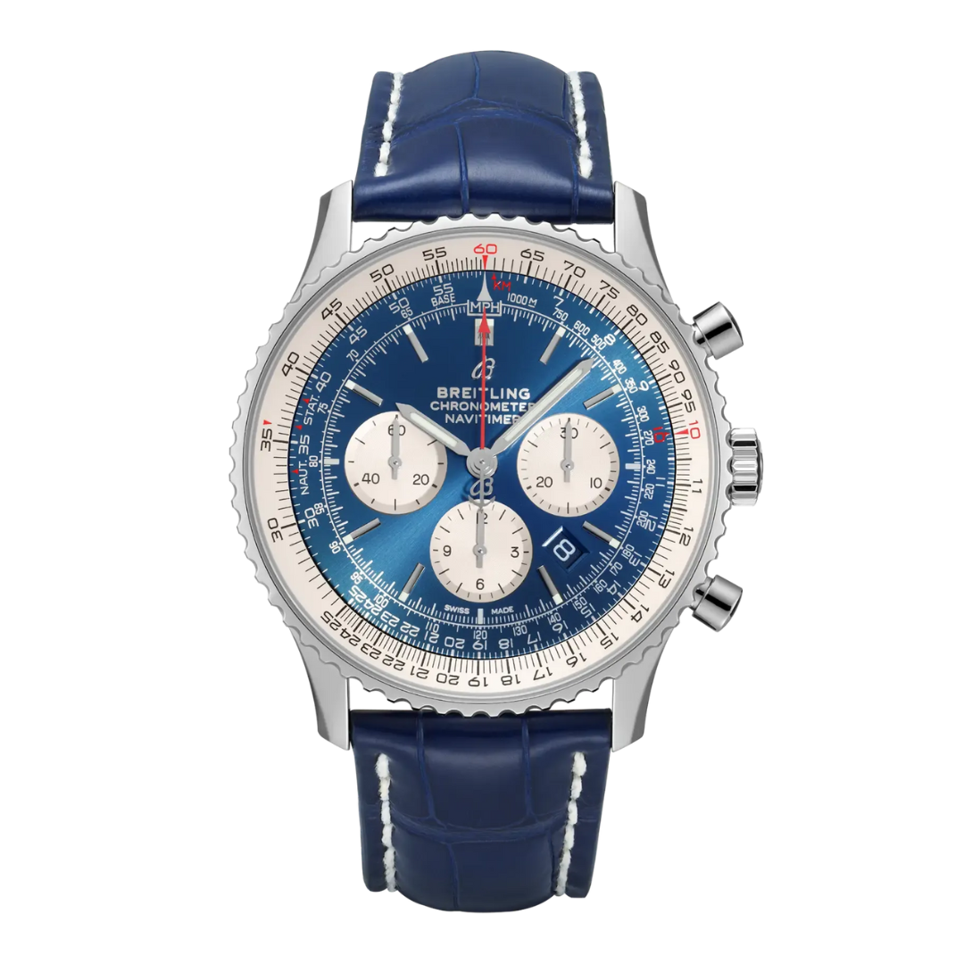 Breitling Navitimer Blue Leather