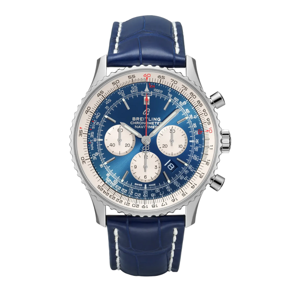 Breitling Navitimer Blue Leather
